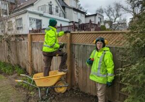 fence repair, tobias and mary